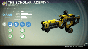 Destiny - The Scholar Adept