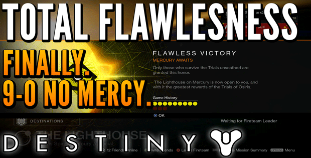 Flawless Trials of Osiris Burning Shrine No Mercy