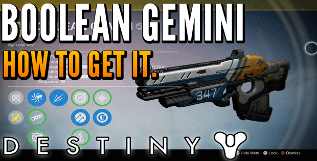 destiny boolean gemini exotic scout rifle how to get it
