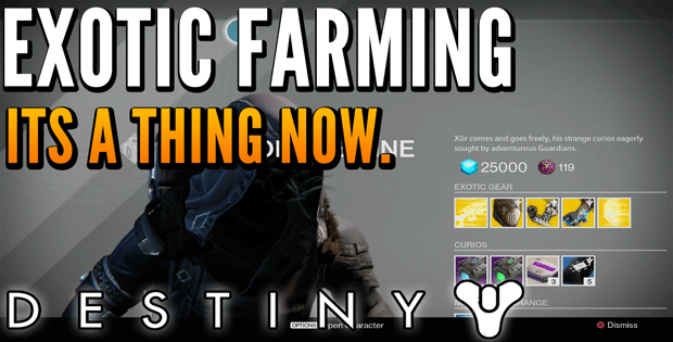 destiny exotic farming 3 of coins